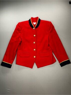 VTG Norton McNaughton Wool Military-Style "Bell Hop" Uniform Blazer - Fits M/L